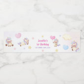 Magical Unicorn Rainbow Birthday Party Wasserflaschenetikett (Einzelnes Label)