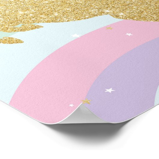 MAGICAL UNICORN RAINBOW POSTER (Ecke)