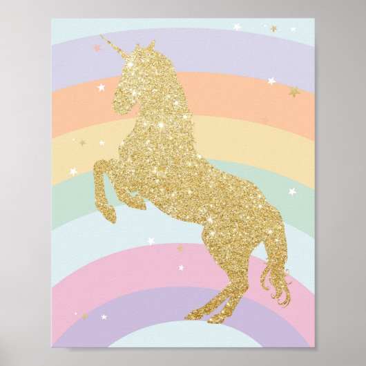 MAGICAL UNICORN RAINBOW POSTER (Vorne)