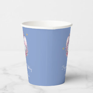 Magical Unicorn Rosa Gold Elegante Pappbecher
