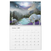 Magical Unicorn Schönes Fantasieland Kalender (Jan 2027)