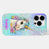 Magical Unicorn Sparkle Case-Mate iPhone Hülle (Rückseite (Horizontal))