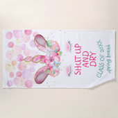 MAGICAL UNICORN Spring Break Beach Strandtuch (Vorderseite)