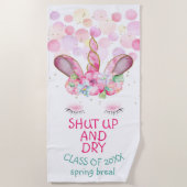 MAGICAL UNICORN Spring Break Beach Strandtuch (Vorderseite)