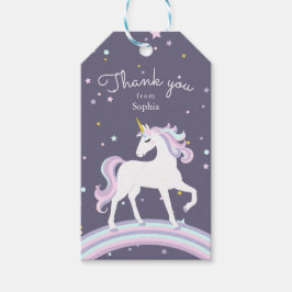 Magical Unicorn Vielen Dank, dass Sie die Tags Geschenkanhänger