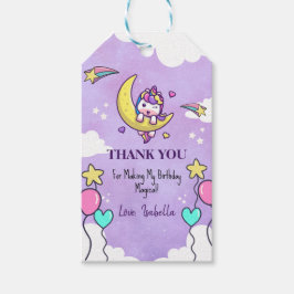 Magical Unicorn Vielen Dank, dass Sie Geburtstag M Geschenkanhänger