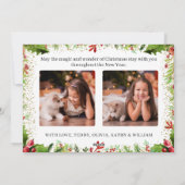 Magical Unicorn Weihnachten Holly Berries 3 Foto (Rückseite)