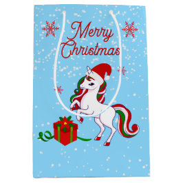 Magical Unicorn Weihnachten Mittlere Geschenktüte