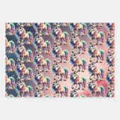 Magical Unicorn Wrapping Paper Geschenkpapier Set (Vorderseite 3)