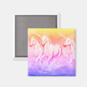 Magical Unicorns Magnet (Vorderseite/Rückseite)