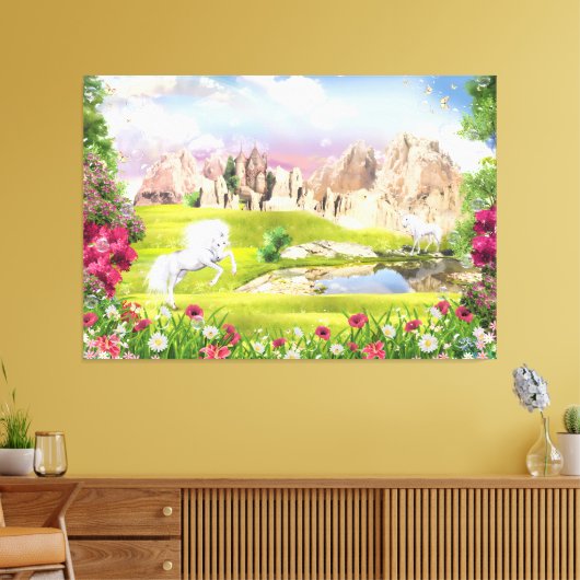 Magical United Kingdom - Fantasy Castle Landschaft Leinwanddruck (Insitu (Wohnzimmer))