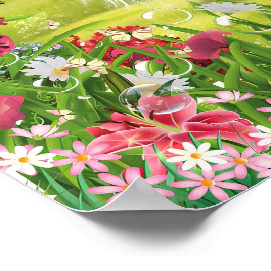 Magical United Kingdom - Fantasy Castle Landschaft Poster (Ecke)