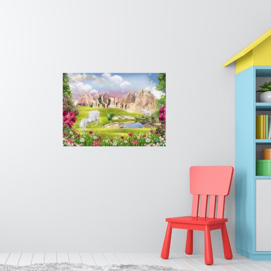Magical United Kingdom - Fantasy Castle Landschaft Poster (Kinderzimmer 1)