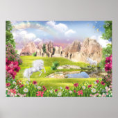 Magical United Kingdom - Fantasy Castle Landschaft Poster (Vorne)