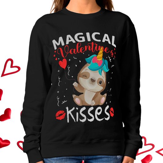 Magical Valentine's Kisses Sweatshirt