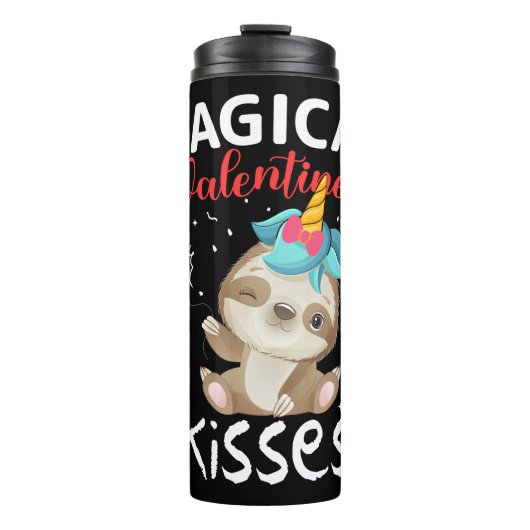 Magical Valentine's Kisses Thermosbecher (Vorderseite)
