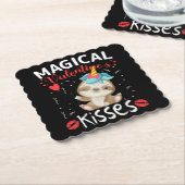 Magical Valentine's Kisses Untersetzer (angewinkelt)