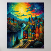 Magical Village Art Poster (Vorne)