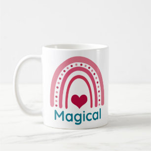 Magical Viva Magenta Boho Rainbow Kaffeetasse