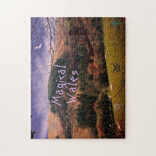 Magical Wales Pennant Valley Mystery Symbol Raven Puzzle (Vertikal)