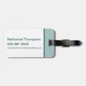 Magical Watercolor "I feierlich Swear" Gepäckanhänger (Rückseite horizontal)