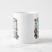 Magical Watercolor "I feierlich Swear" Jumbo-Tasse (Vorderseite)