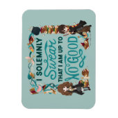 Magical Watercolor "I feierlich Swear" Magnet (Vertikal)