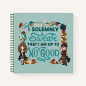 Magical Watercolor "I feierlich Swear" Notizblock (Vorderseite)