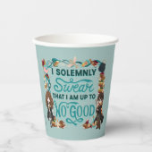 Magical Watercolor "I feierlich Swear" Pappbecher (Vorderseite)