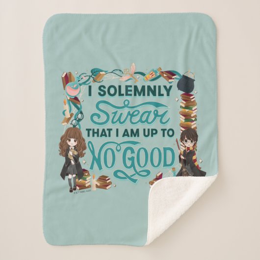 Magical Watercolor "I feierlich Swear" Sherpadecke (Vorderseite)