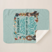 Magical Watercolor "I feierlich Swear" Sherpadecke (Vorderseite (Horizontal))