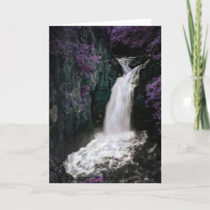 Magical Waterfall greeting card Karte