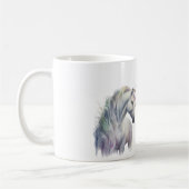 Magical White Gold Horn Unicorn  Kaffeetasse (Links)
