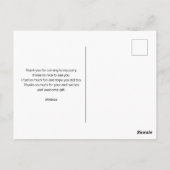 Magical Wild Wolf mit Phantastischen blauen Augen  Postkarte (Rückseite)