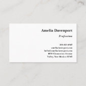 Magical Wild Wolf mit Phantastischen blauen Augen Visitenkarte (Rückseite)