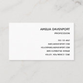 Magical Wild Wolf mit Phantastischen blauen Augen Visitenkarte (Rückseite)