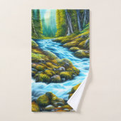 Magical Wilderness Bubbling Brook Badhandtuch Set (Handtuch)