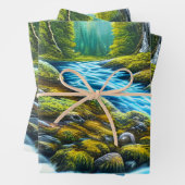Magical Wilderness Bubbling Brook Geschenkpapier Set (Beispiel)
