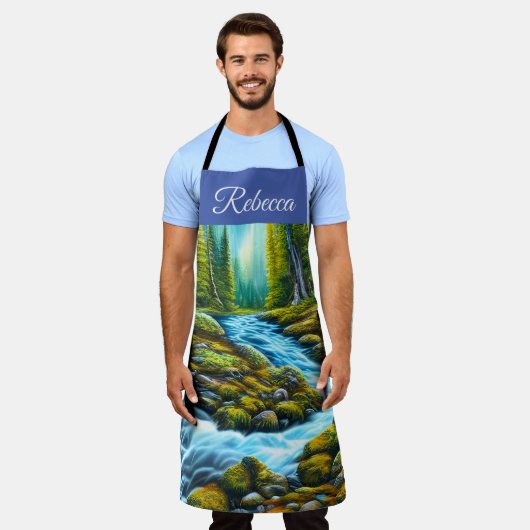 Magical Wilderness Bubbling Brook Schürze (Getragen)