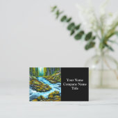 Magical Wilderness Bubbling Brook Visitenkarte (Stehend Vorderseite)