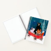 Magical Winter Animal Friends Sketch Notebook Notizblock (Innenseite)