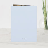 Magical Winter Carriage Ride Christmas Photo Card Karte (Rückseite)