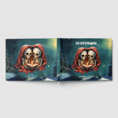 Magical winter moments, two skeletons gästebuch (Voll)
