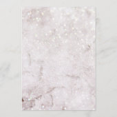 Magical Winter Wonderland Wedding Programm (Rückseite)