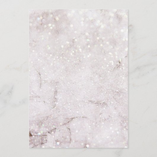 Magical Winter Wonderland Wedding Programm (Rückseite)