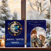 Magical Winter wünscht Celestial Moon Weihnachten