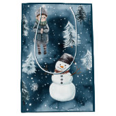 Magical Wizard Pottery Holiday Mittlere Geschenktüte (Vorderseite)