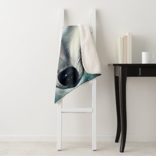 Magical Wolf Sherpa Blanket Sherpadecke (Beispiel)