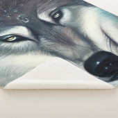 Magical Wolf Sherpa Blanket Sherpadecke (3/4)