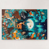 Magical Woodland Creatures Forest Puzzle - Deer Fo (Horizontal)